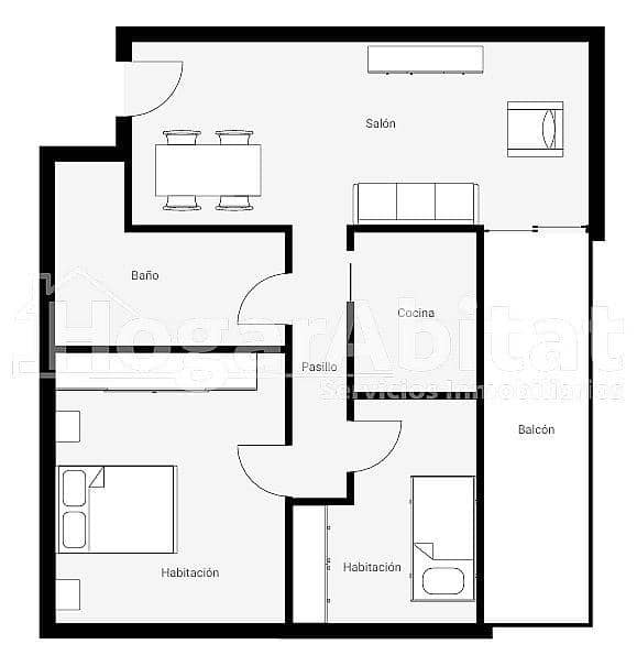 2 bedroom Flat for sale in Moncofa with pool garage - € 159,900 (Ref: 10030644)