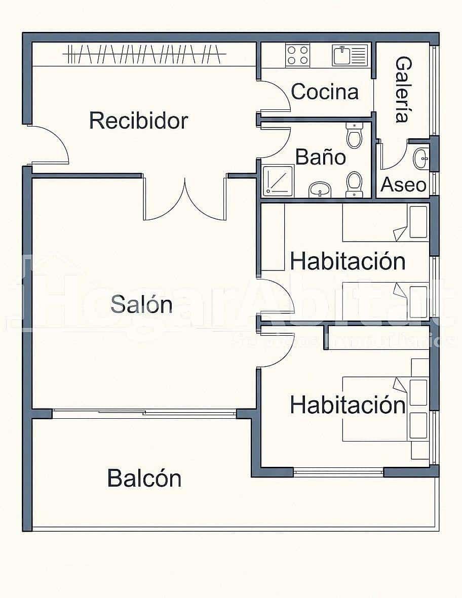 2 slaapkamer Flat te koop in Cullera - € 245.000 (Ref: 10030645)