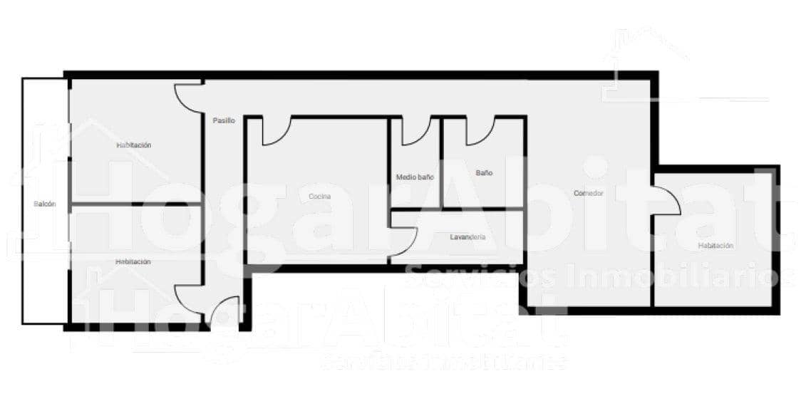 Piso de 3 habitaciones en Alicante / Alacant ciudad en venta - 224.900 € (Ref: 10030653)