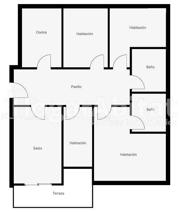 3 slaapkamer Flat te koop in Castello de la Plana met zwembad garage - € 360.000 (Ref: 10030655)