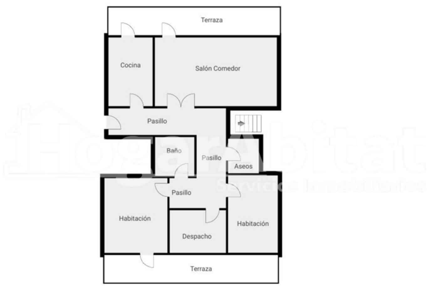 6 camera da letto Attico in vendita in Vila-real con garage - 380.000 € (Rif: 10041210)
