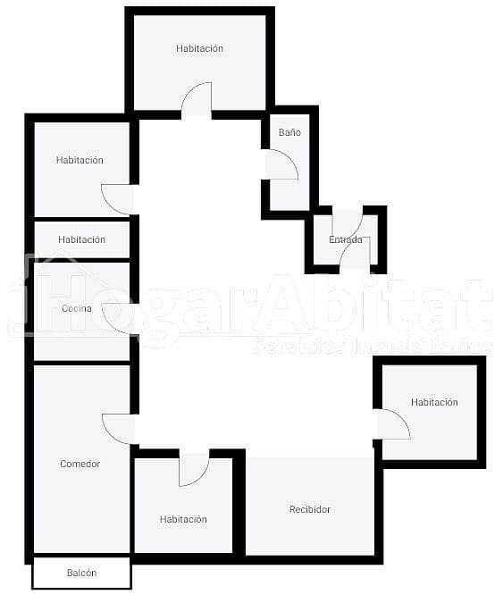 4 camera da letto Appartamento in vendita in Vila-real - 110.000 € (Rif: 10041211)