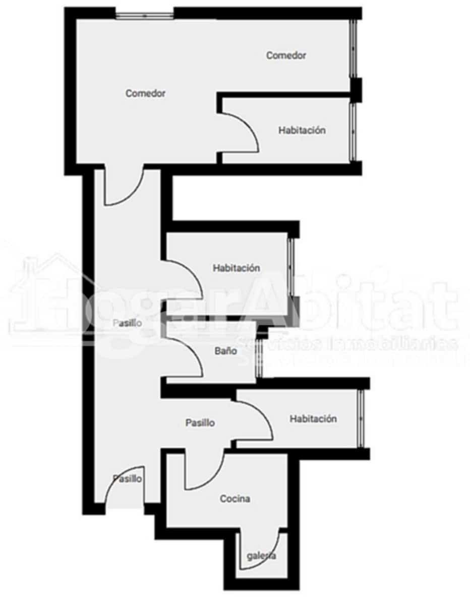 3 camera da letto Appartamento in vendita in Vila-real - 150.000 € (Rif: 10041225)