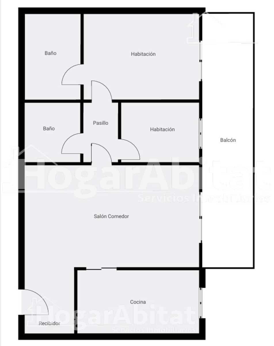 2 bedroom Flat for sale in Alfafar with garage - € 260,000 (Ref: 10043108)