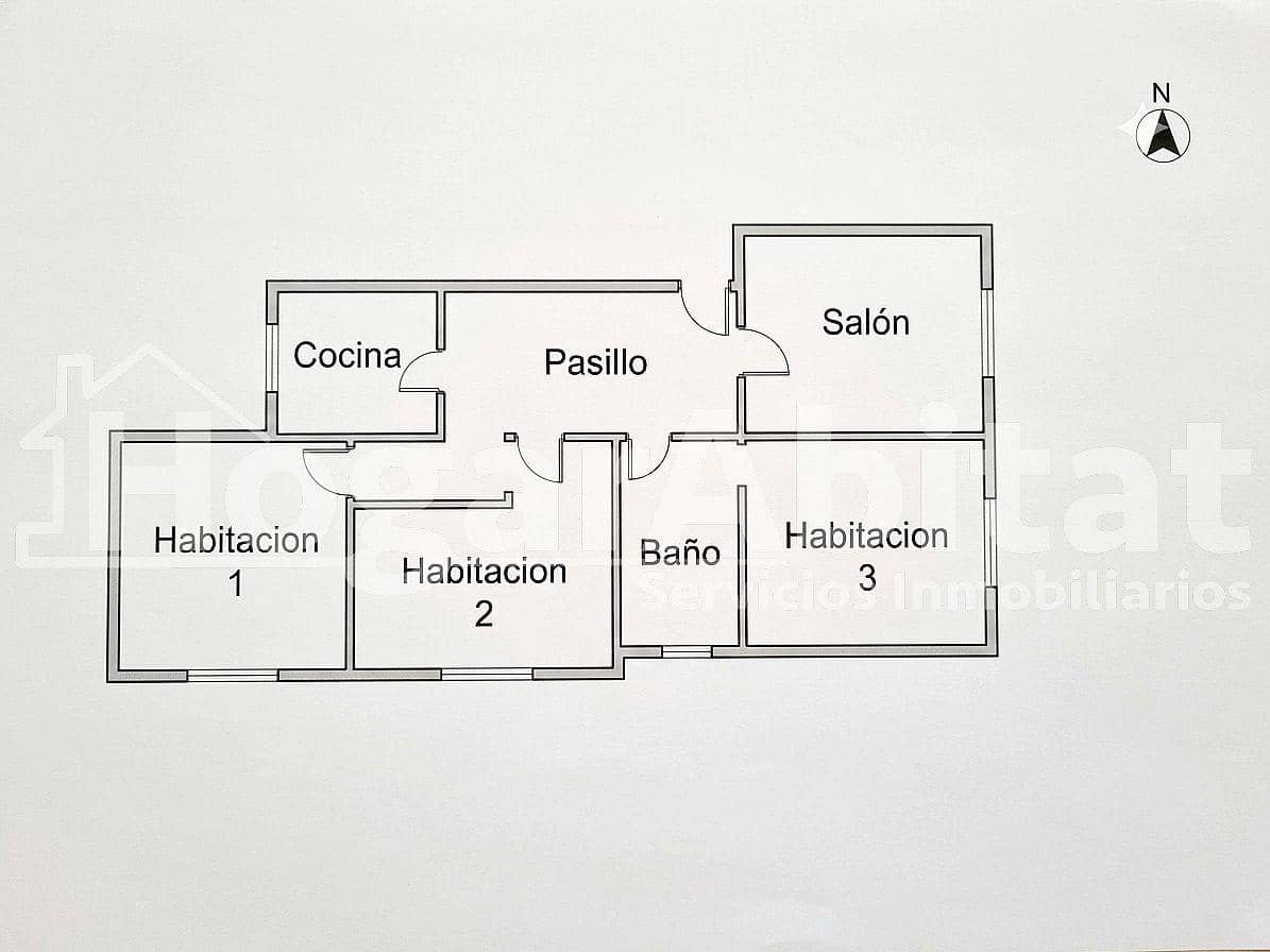 3 sovrum Lägenhet till salu i Carlet - 69 000 € (Ref: 10043109)
