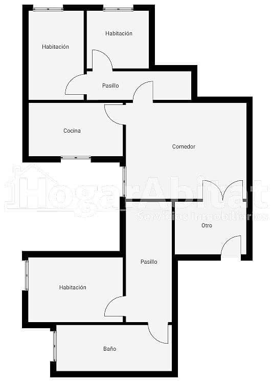3 camera da letto Appartamento in vendita in Valencia citta - 220.000 € (Rif: 10043110)