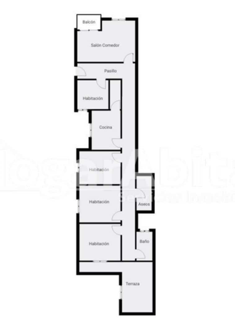 4 bedroom Flat for sale in Cheste - € 160,000 (Ref: 10044895)