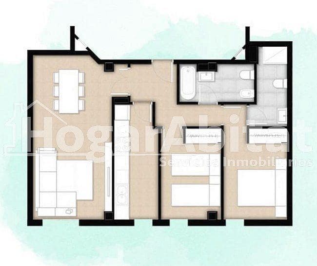 2 makuuhuone Asunto myytävänä paikassa Castello de la Plana - 223 500 € (Ref: 10055396)