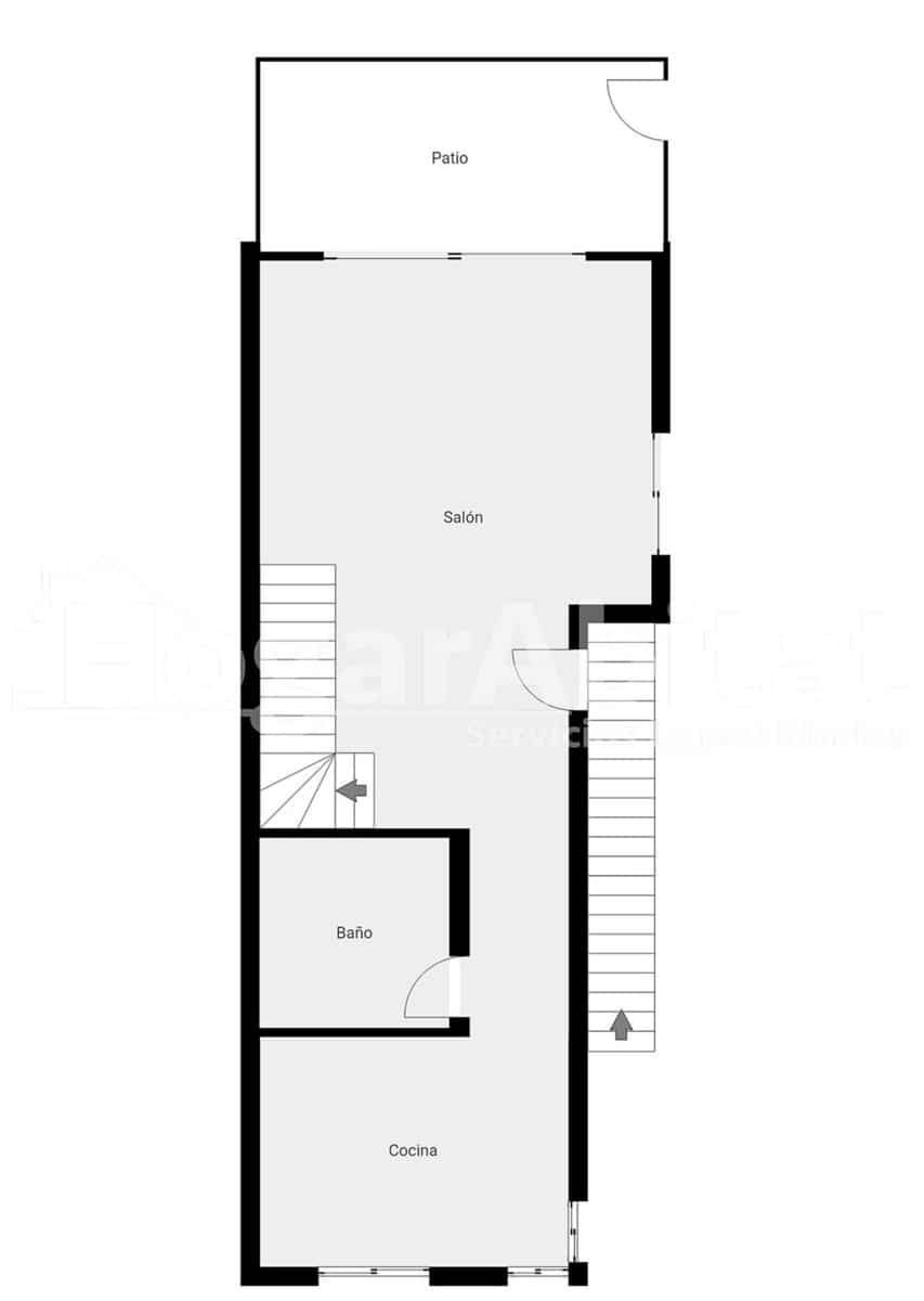 3 quarto Casa em Banda para venda em Tavernes de la Valldigna com garagem - 250 000 € (Ref: 10055405)