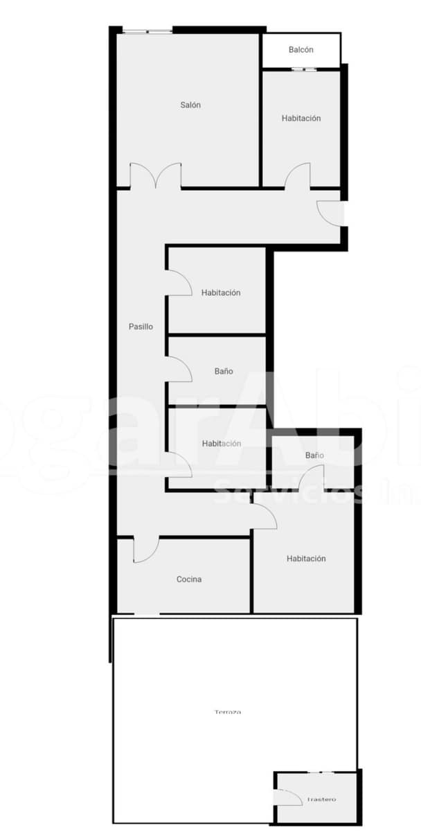 4 Zimmer Wohnung zu verkaufen in Gandia - 185.000 € (Ref: 10059223)