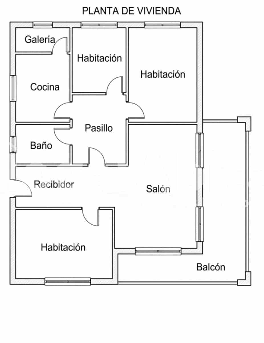 3 sypialnia Mieszkanie na sprzedaż w Gandia z garażem - 199 000 € (Ref: 10076502)