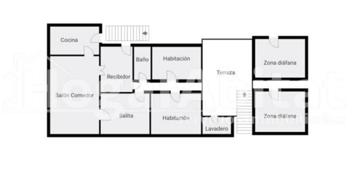 6 makuuhuone Omakotitalo myytävänä paikassa Almassora / Almazora mukana 
autotalli - 279 000 € (Ref: 10076508)