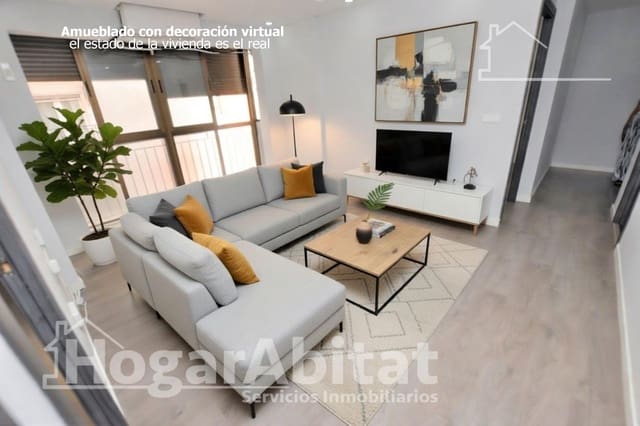 3 sypialnia Mieszkanie na sprzedaż w Xirivella - 175 000 € (Ref: 10078446)