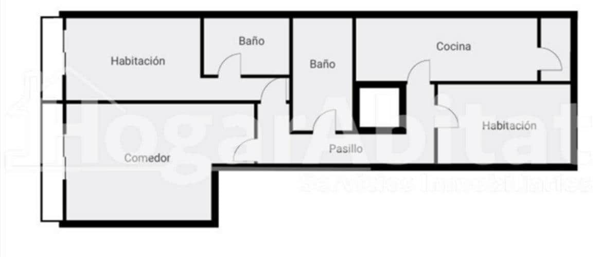 2 Zimmer Wohnung zu verkaufen in Alicante / Alacant Stadt mit Garage - 269.900 € (Ref: 10081346)