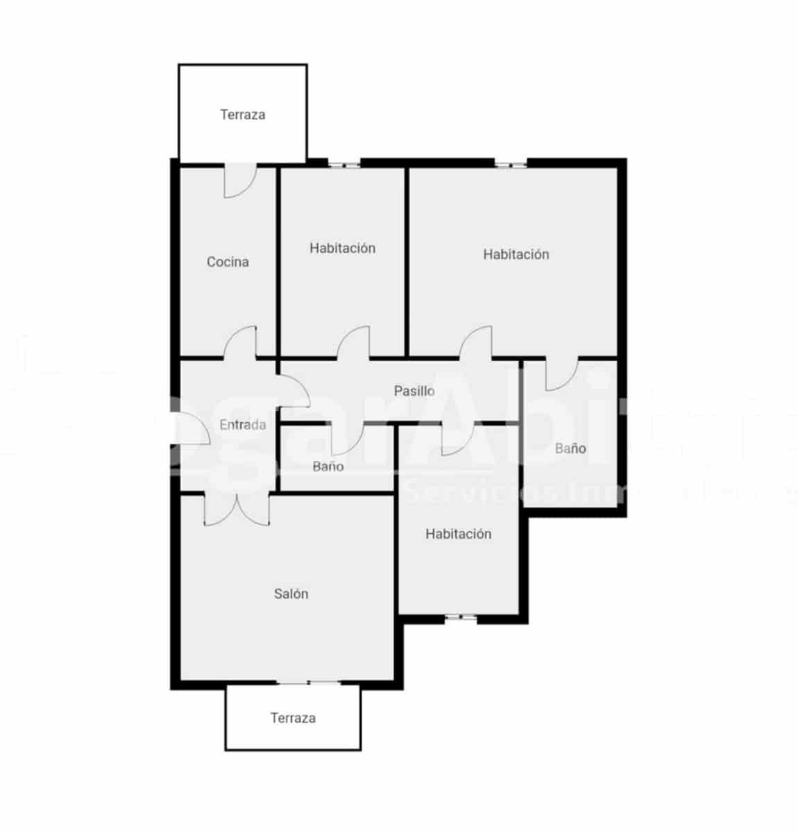 3 sovrum Lägenhet till salu i Gandia med garage - 450 000 € (Ref: 10086275)