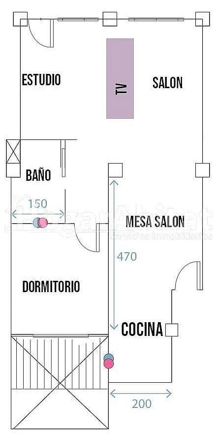 1 soverom Leilighet til salgs i Castello de la Plana - € 125 000 (Ref: 10089782)