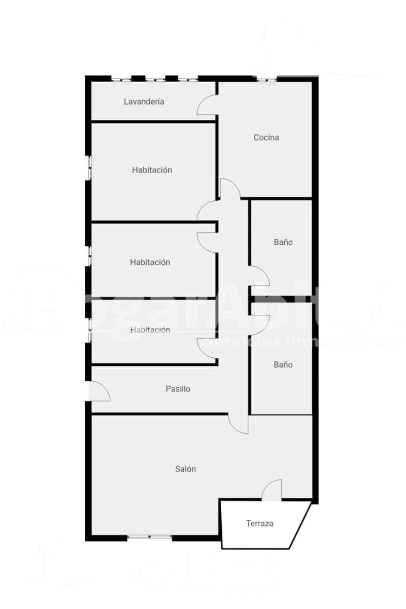 3 bedroom Flat for sale in Oliva with garage - € 165,000 (Ref: 10089800)