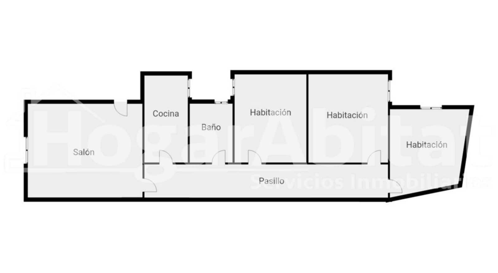 3 Zimmer Wohnung zu verkaufen in Gandia - 99.000 € (Ref: 10094780)