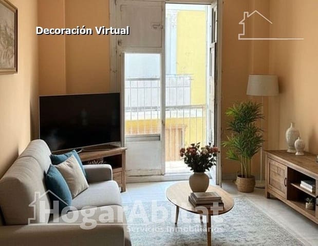 2 chambre Appartement à vendre à Ciutat Vella, Valence ville - 225 000 € (Ref: 10102709)