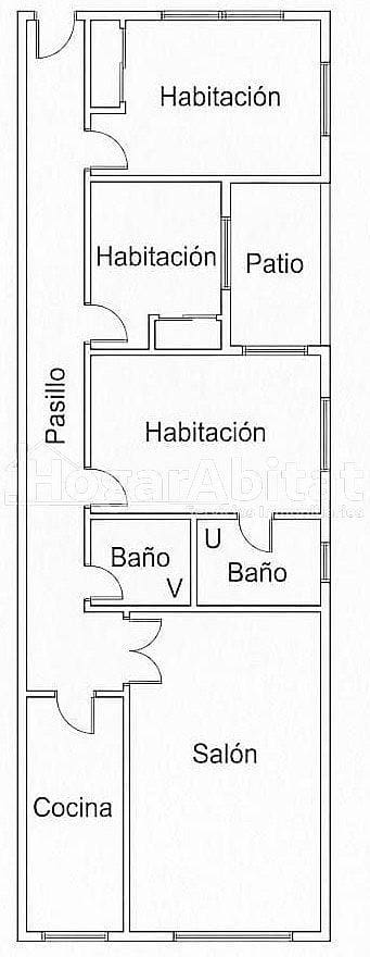 3 Zimmer Wohnung zu verkaufen in Favara mit Garage - 159.000 € (Ref: 10115695)