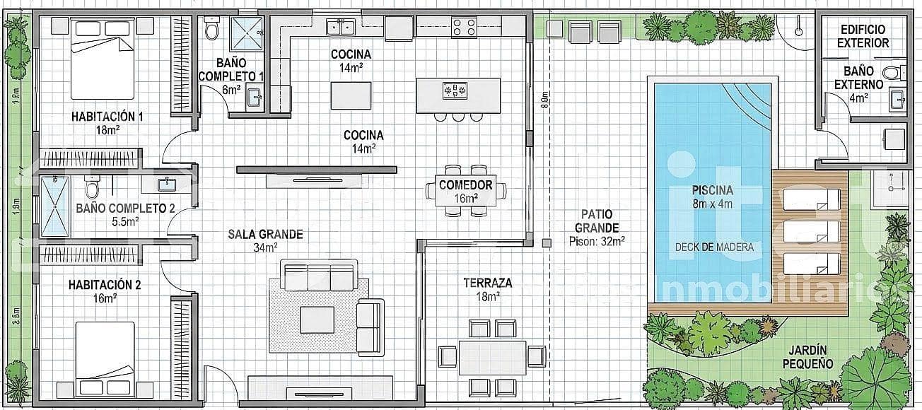 2 bedroom Villa for sale in Turis with pool garage - € 290,000 (Ref: 10115696)