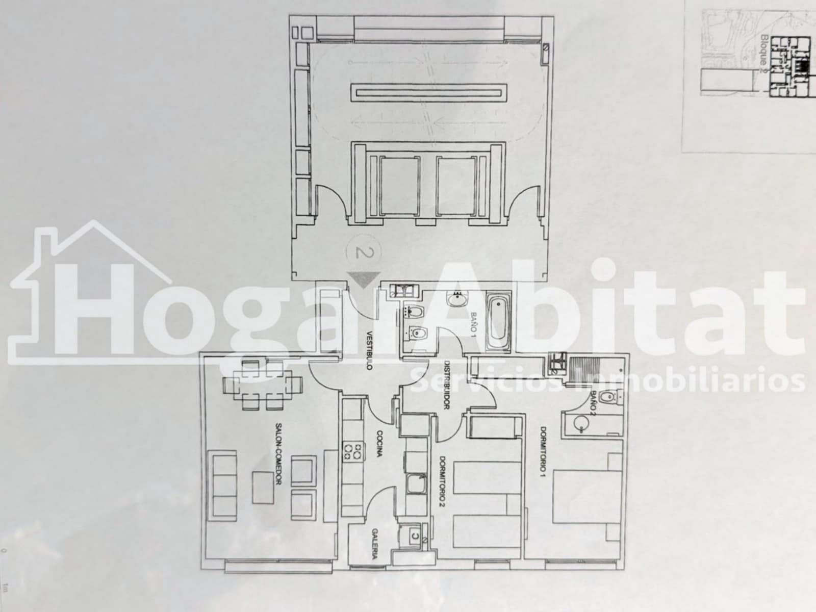 2 camera da letto Appartamento in vendita in Valencia citta con piscina garage - 598.000 € (Rif: 10119981)