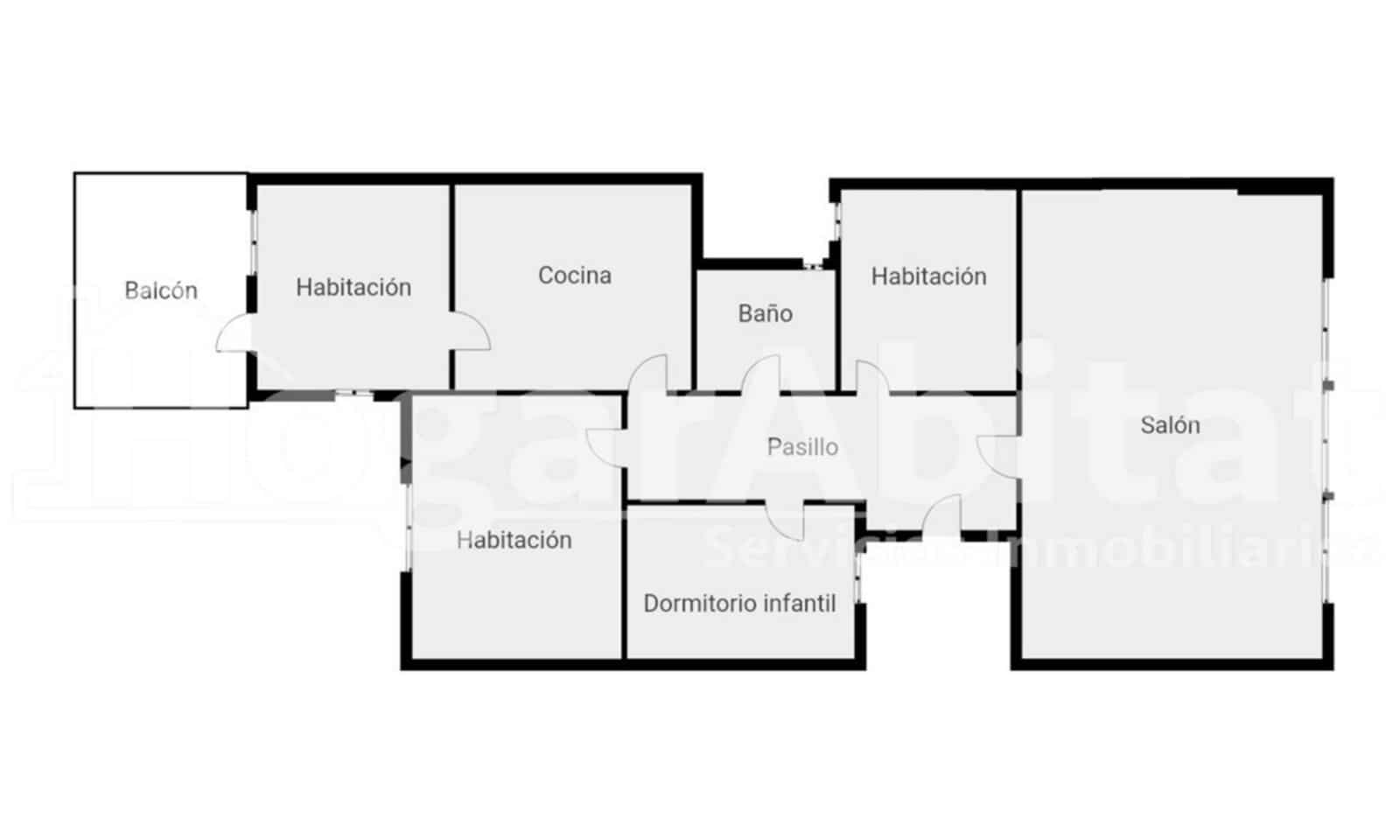 4 sovrum Lägenhet till salu i Oliva - 149 000 € (Ref: 10142444)