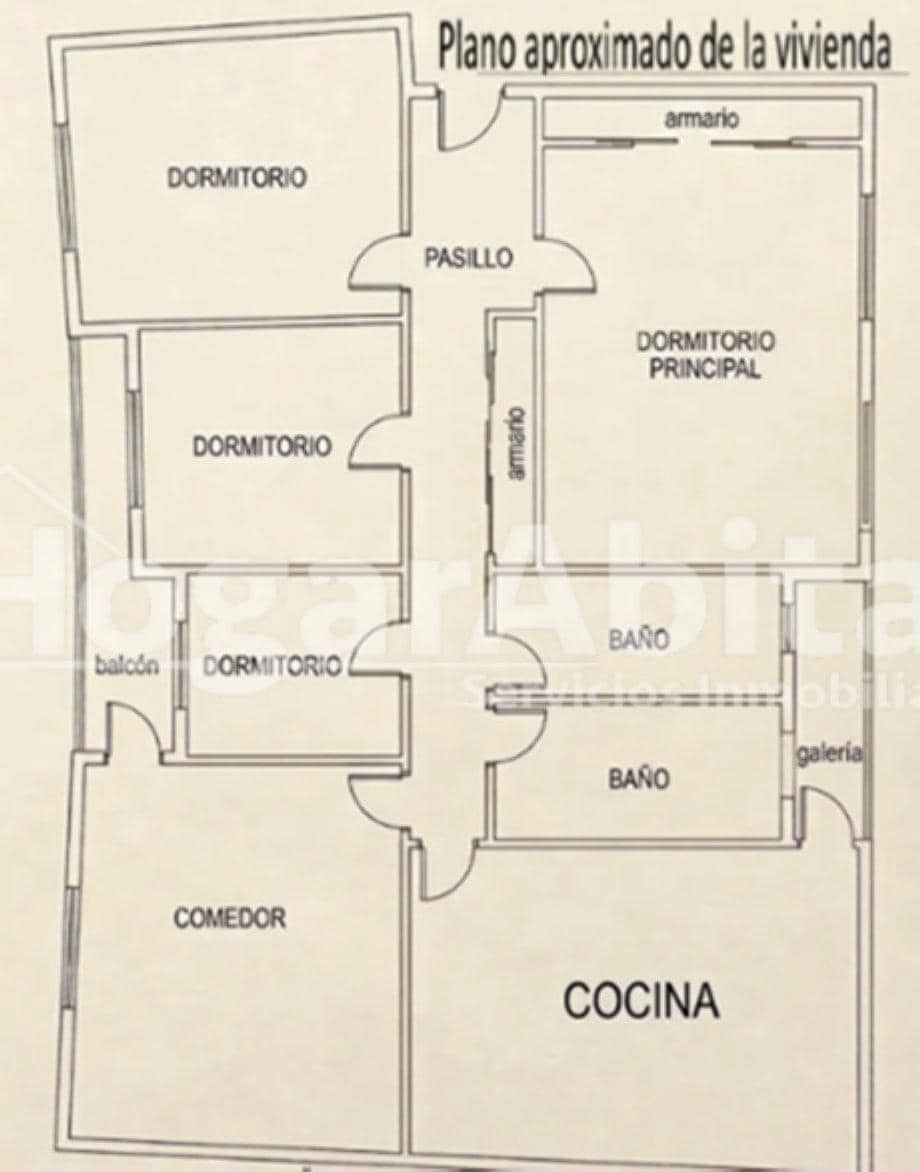 4 sovrum Lägenhet till salu i Sagunto / Sagunt - 175 000 € (Ref: 10155397)