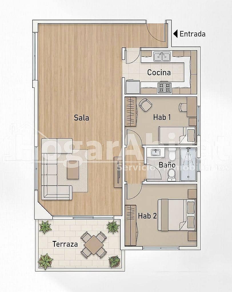 2 soveværelse Penthouse til salg i Benassal - € 69.000 (Ref: 10165107)