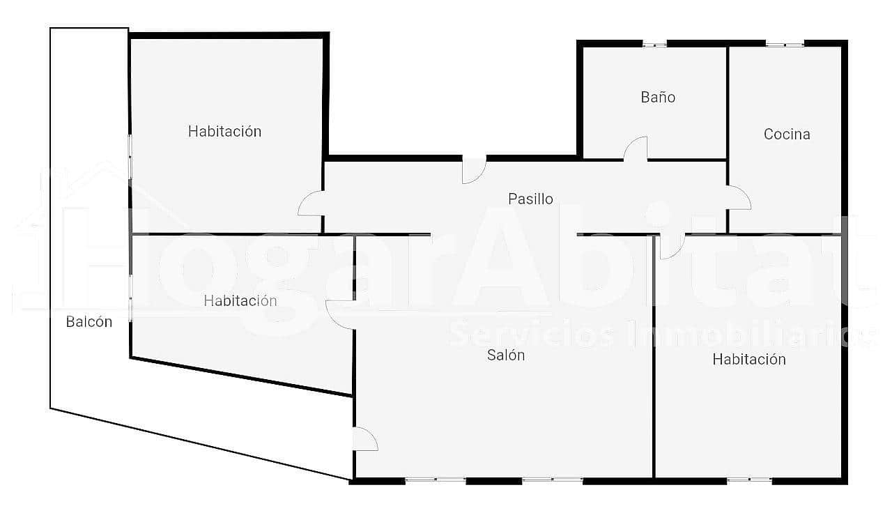 3 soveværelse Lejlighed til salg i Oliva - € 159.000 (Ref: 10165116)