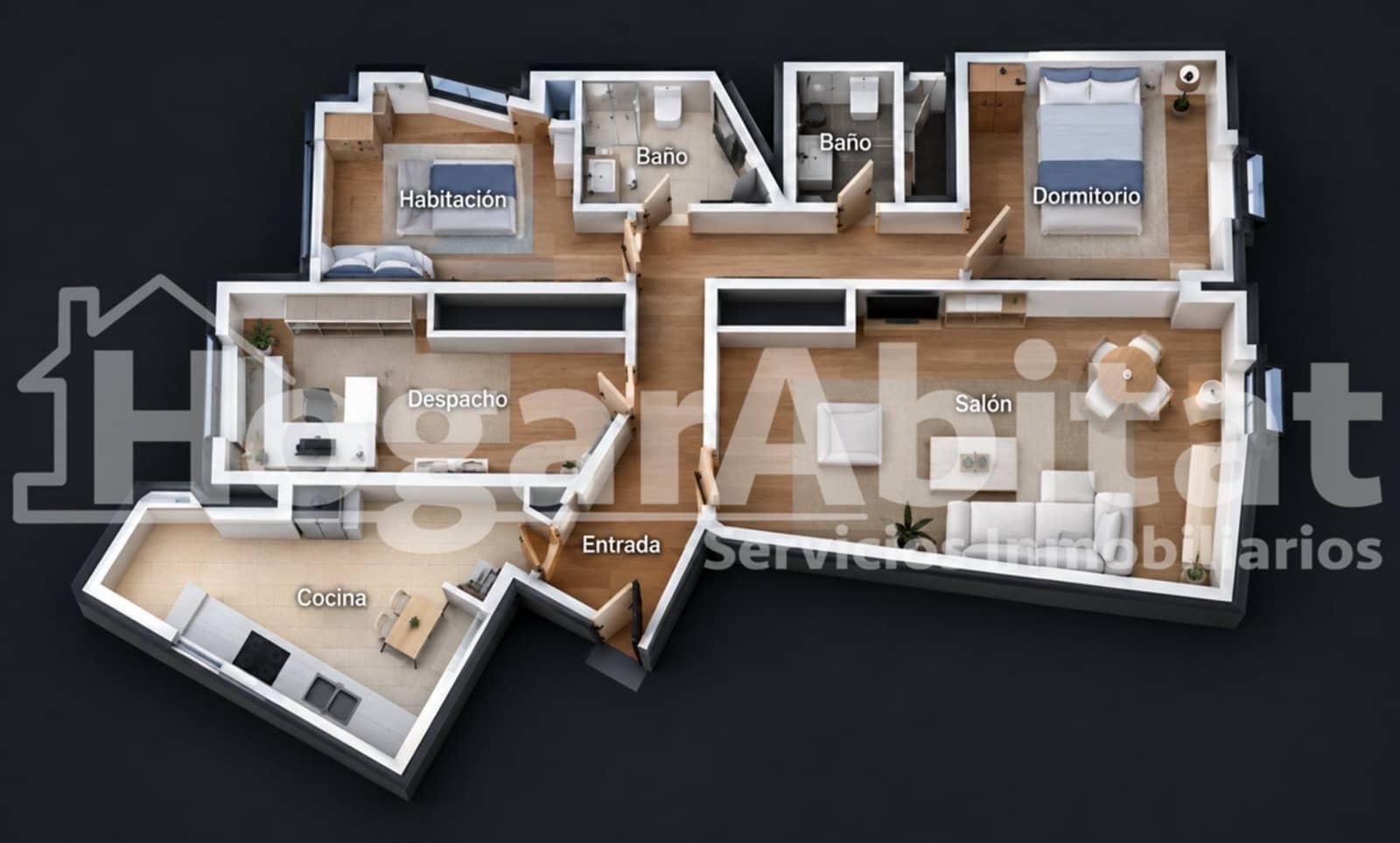 3 quarto Penthouse para venda em Algemesi com garagem - 182 000 € (Ref: 10168530)