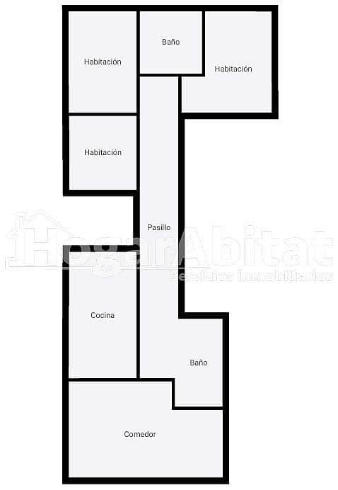 Piso de 3 habitaciones en Bellreguard en venta con garaje - 160.000 € (Ref: 10180699)