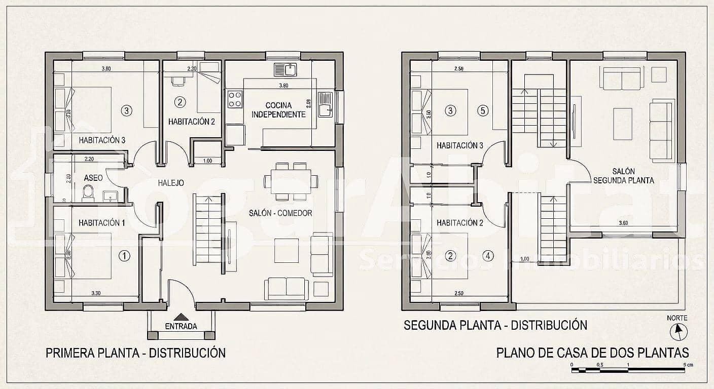 5 bedroom Villa for sale in Oria with garage - € 130,000 (Ref: 10183007)
