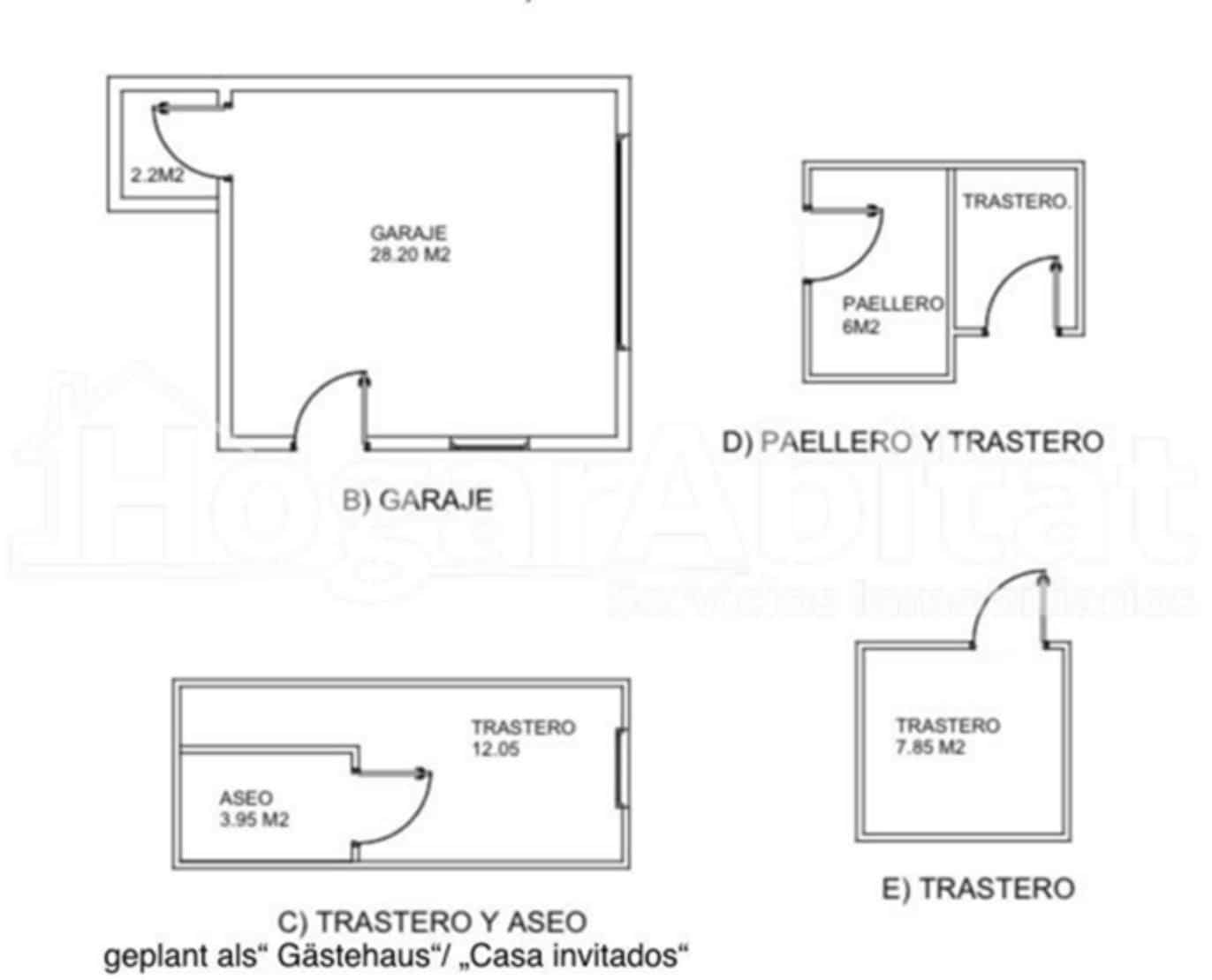 2 chambre Villa/Maison à vendre à Montserrat avec piscine garage - 195 000 € (Ref: 10185025)