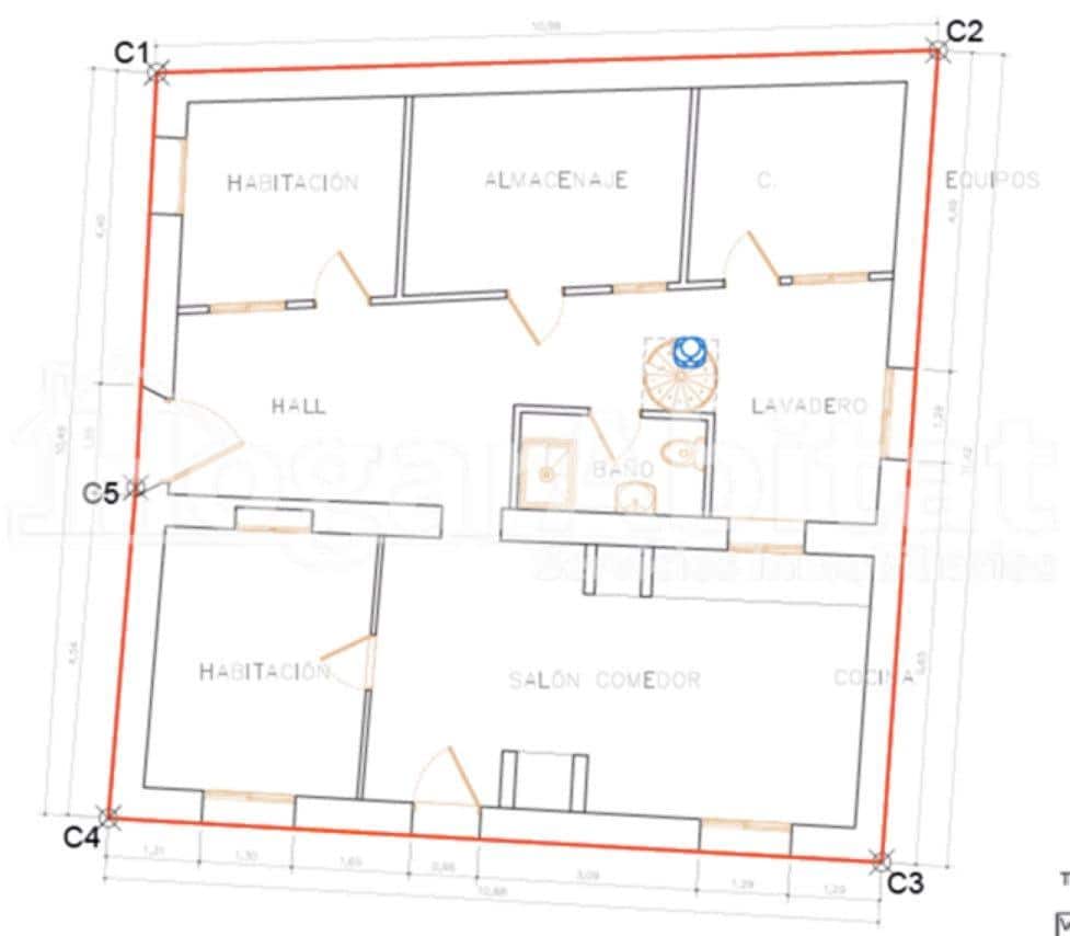5 sovrum Villa till salu i Pla de Corrals med garage - 210 000 € (Ref: 10187179)