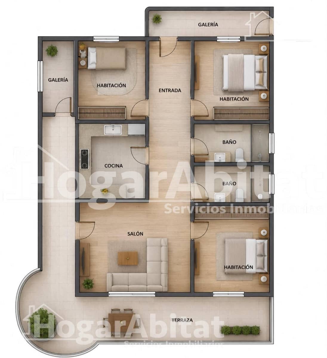 3 sovrum Lägenhet till salu i Tavernes de la Valldigna med pool garage - 245 000 € (Ref: 10187185)