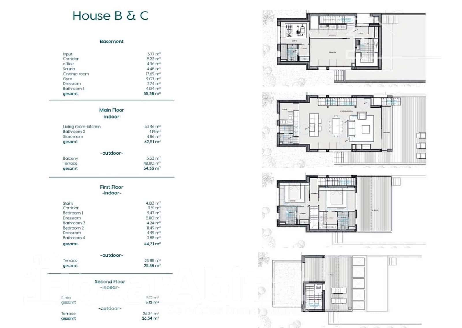 2 soverom Villa til salgs i Oliva med svømmebasseng garasje - € 950 000 (Ref: 8419523)