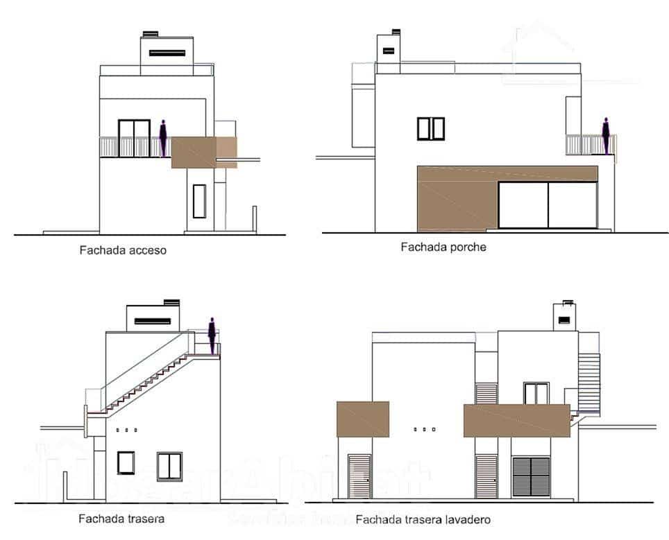 3 soveværelse Villa til salg i La Marina del Pinet med swimmingpool garage - € 535.000 (Ref: 8481935)