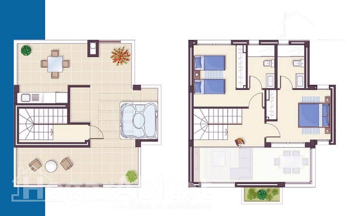 3 soveværelse Villa til salg i Almeria by med swimmingpool garage - € 429.000 (Ref: 8484637)