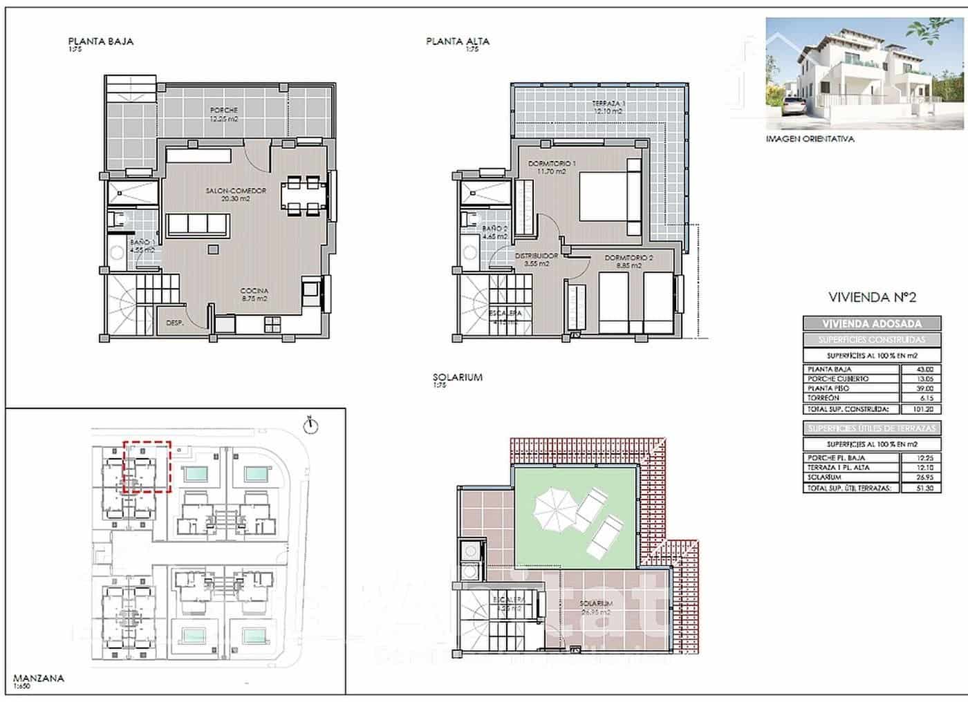3 camera da letto Villa in vendita in La Marina del Pinet con garage - 623.000 € (Rif: 8491140)
