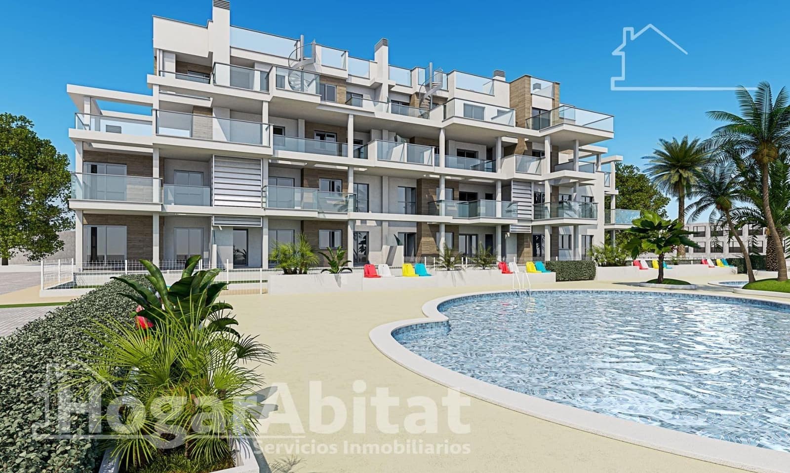 2 soveværelse Penthouse til salg i Denia med swimmingpool garage - € 399.000 (Ref: 8589057)