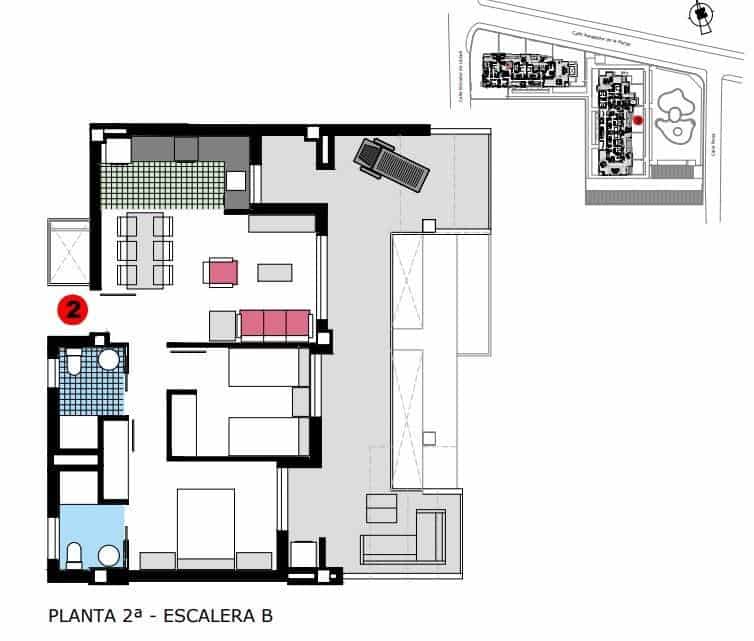 Piso de 2 habitaciones en Dénia en venta con piscina garaje - 315.000 € (Ref: 8589066)