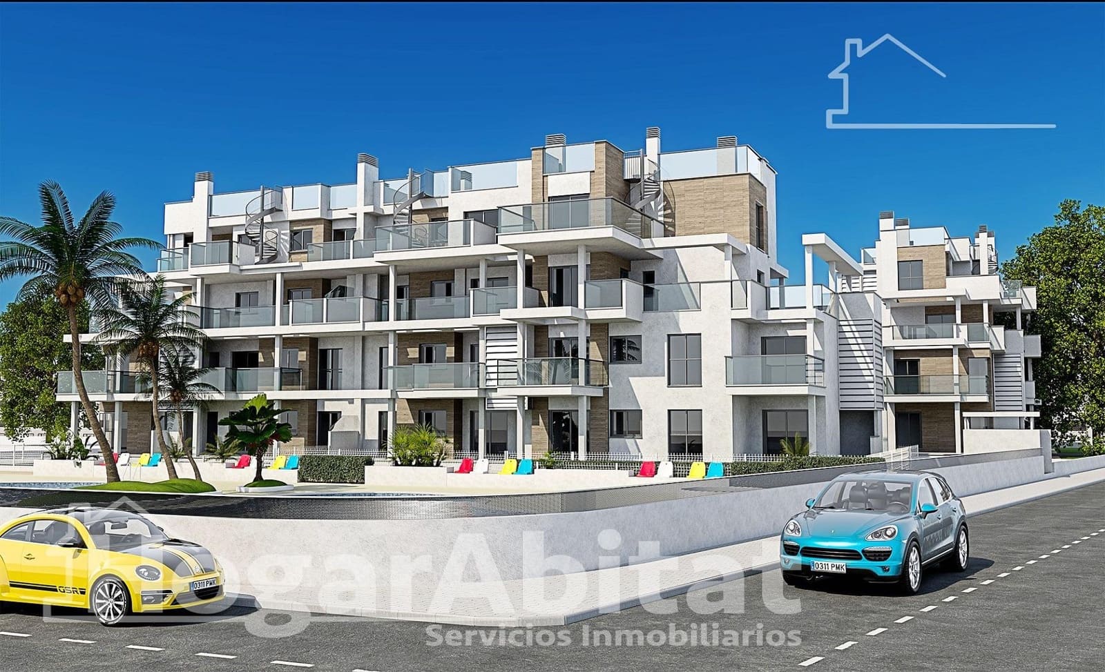 Piso de 2 habitaciones en Dénia en venta con piscina garaje - 315.000 € (Ref: 8589066)