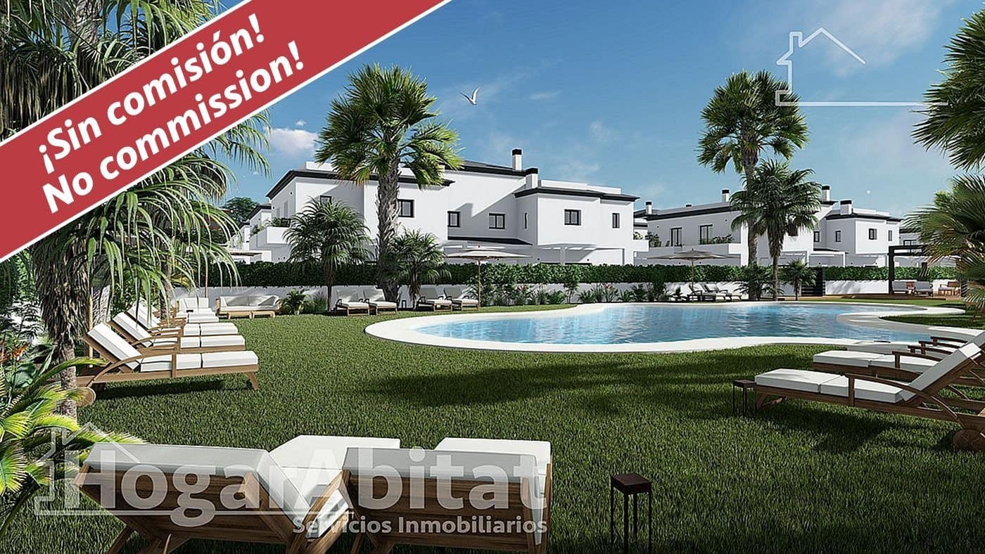 3 soveværelse Rækkehus til salg i Gran Alacant med swimmingpool garage - € 312.000 (Ref: 8713316)