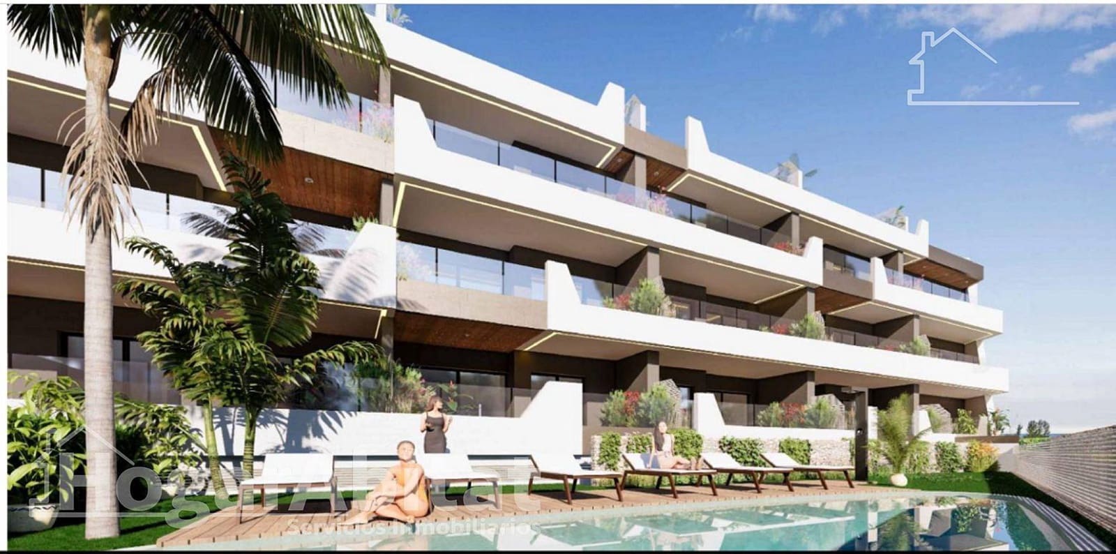 2 soveværelse Penthouse til salg i Los Palacios med swimmingpool garage - € 269.900 (Ref: 8713321)