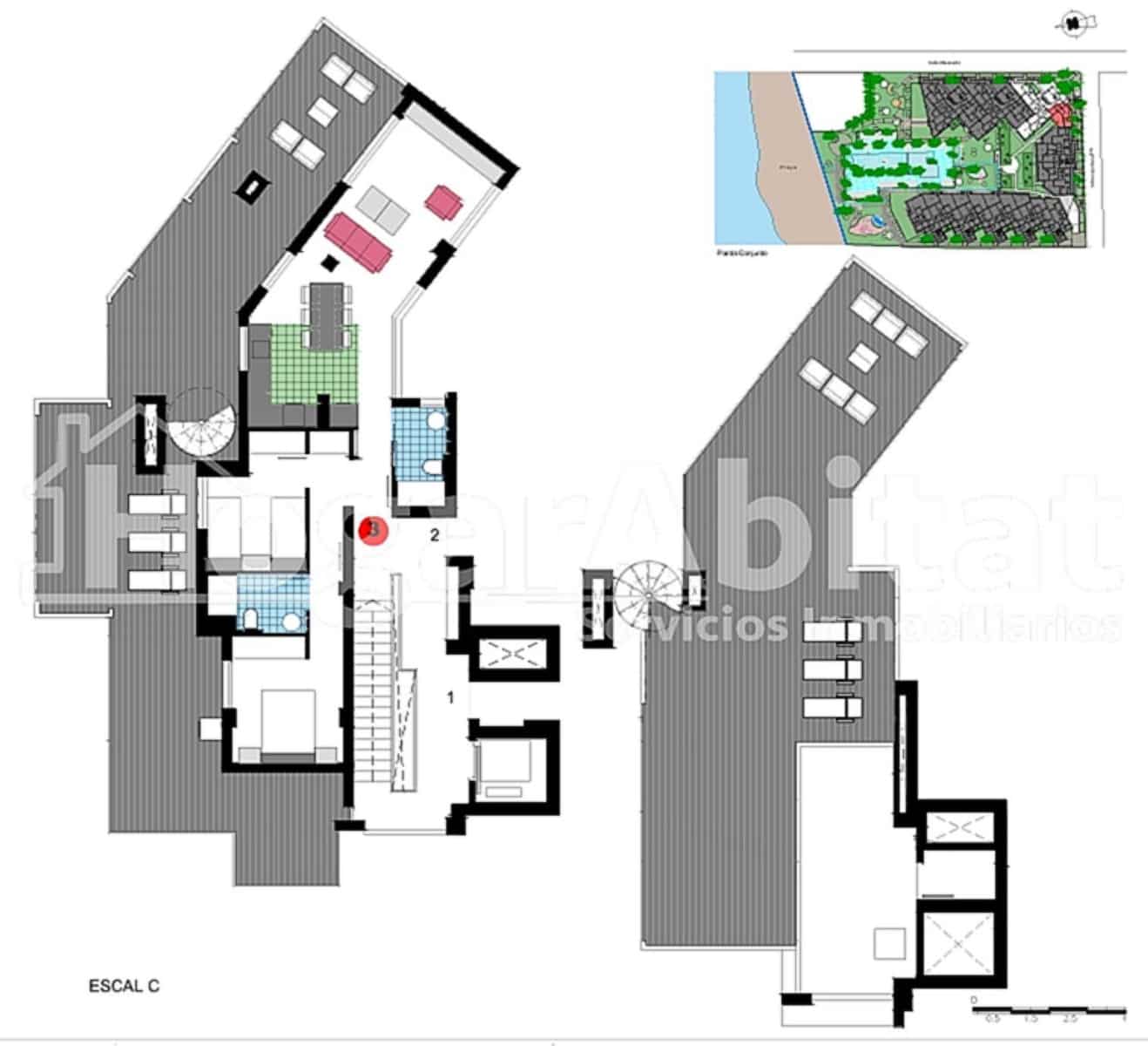 2 slaapkamer Penthouse te koop in Denia met zwembad - € 499.000 (Ref: 8896928)