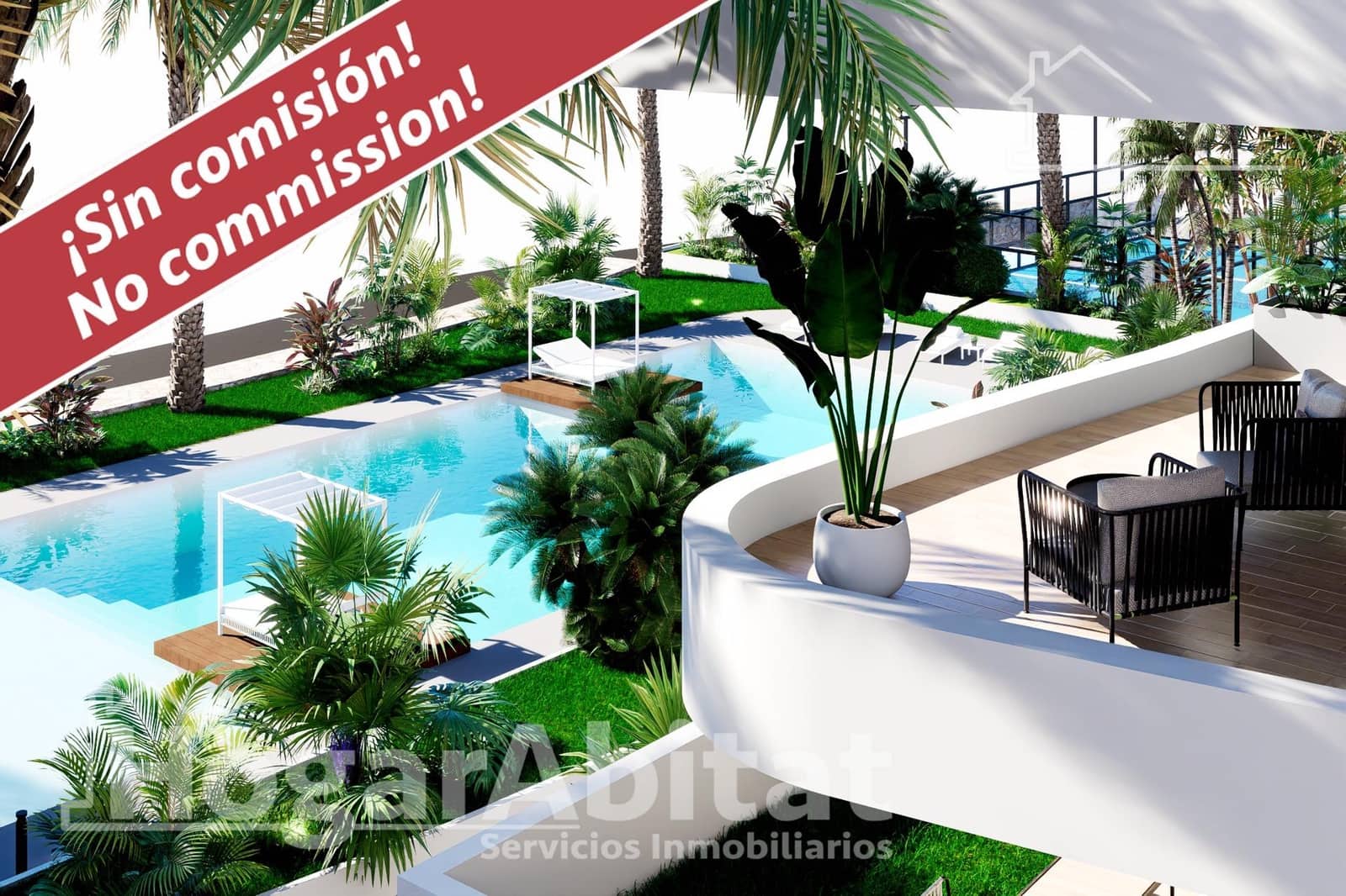2 soveværelse Penthouse til salg i Finestrat med swimmingpool garage - € 369.900 (Ref: 9016198)