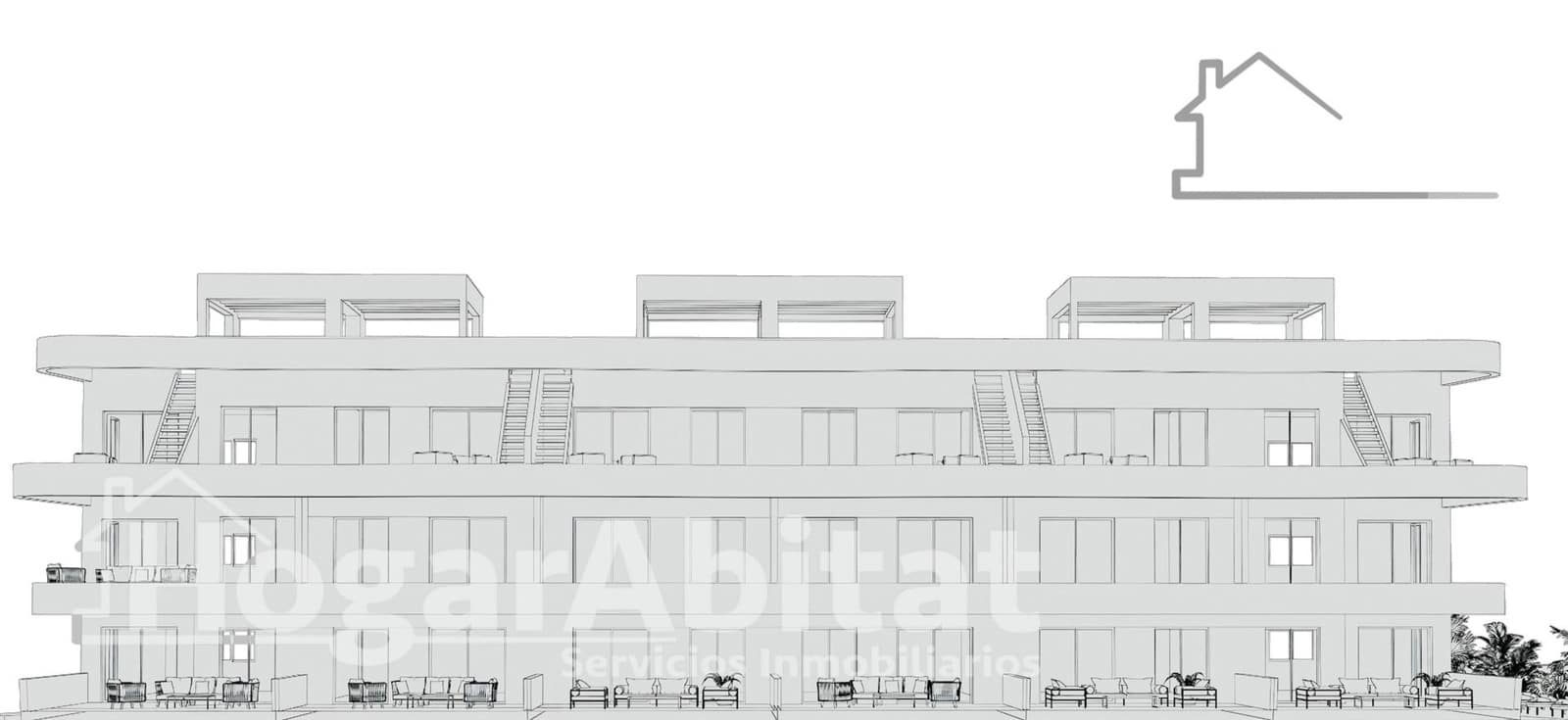 2 soveværelse Penthouse til salg i Finestrat med swimmingpool garage - € 369.900 (Ref: 9016198)