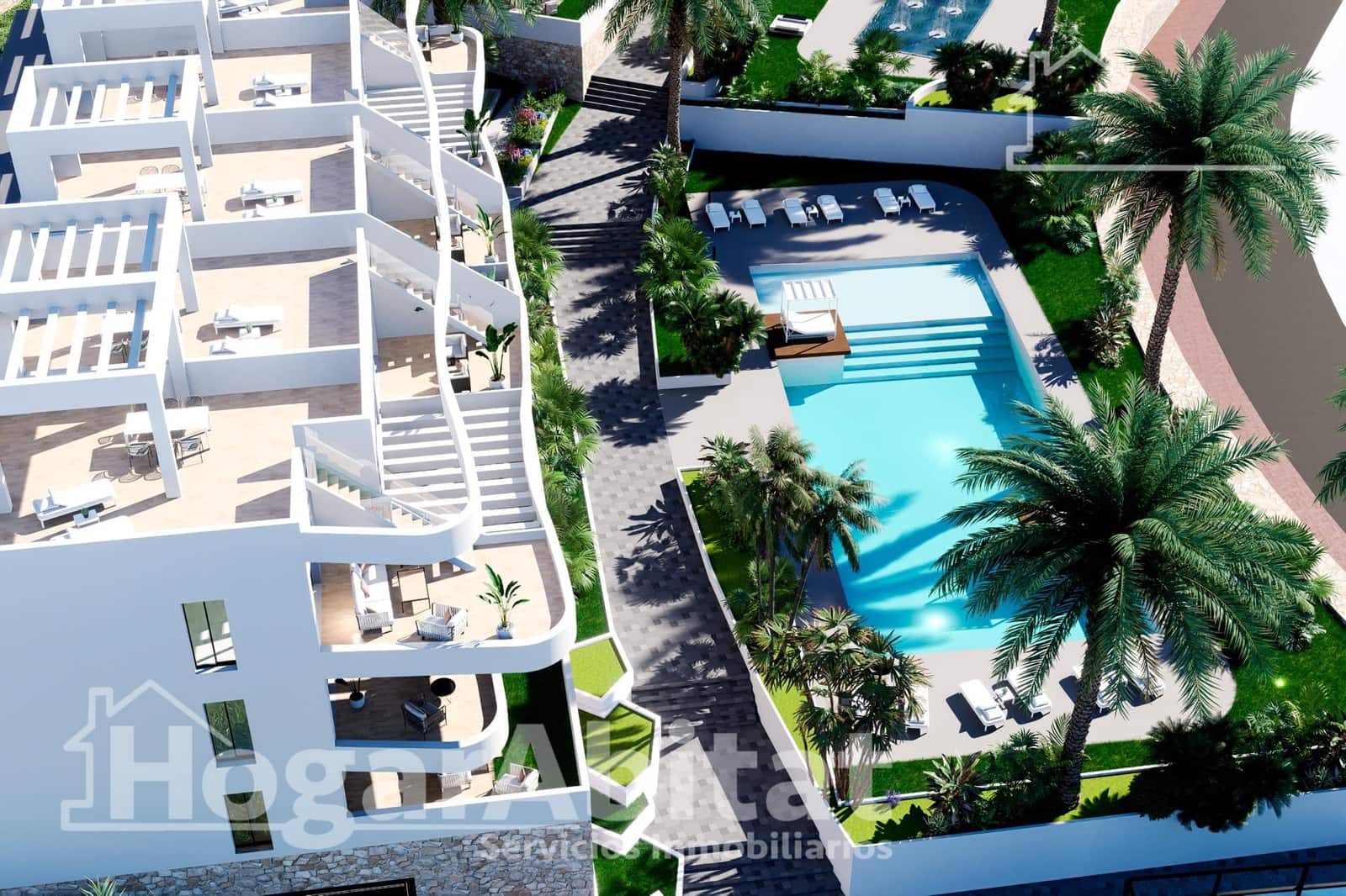 2 soveværelse Penthouse til salg i Finestrat med swimmingpool garage - € 369.900 (Ref: 9016198)