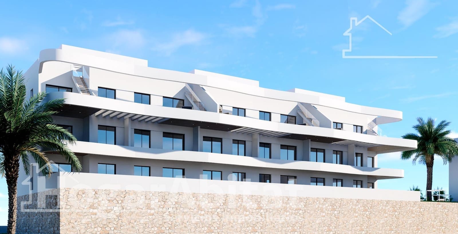 2 soveværelse Penthouse til salg i Finestrat med swimmingpool garage - € 369.900 (Ref: 9016198)